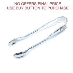 Tiffany & Co Sugar Bowl Tongs